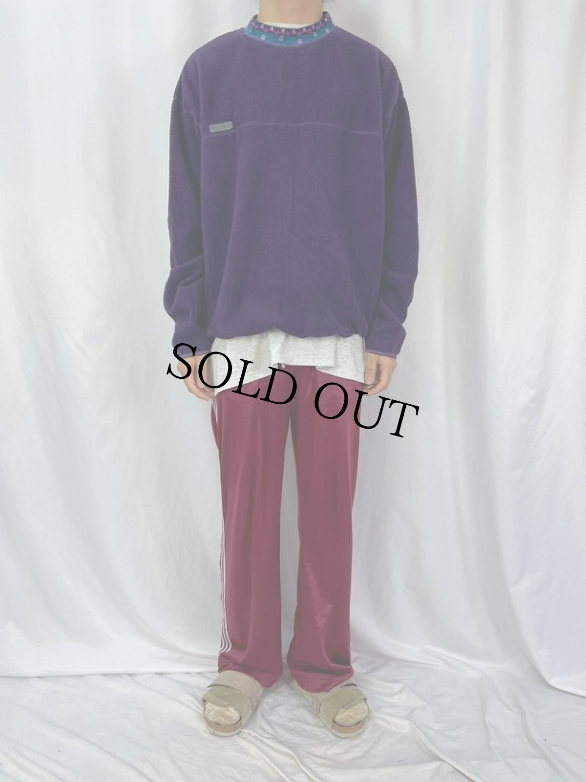 画像2: 80's Columbia USA製 フリーススウェット XL (2)