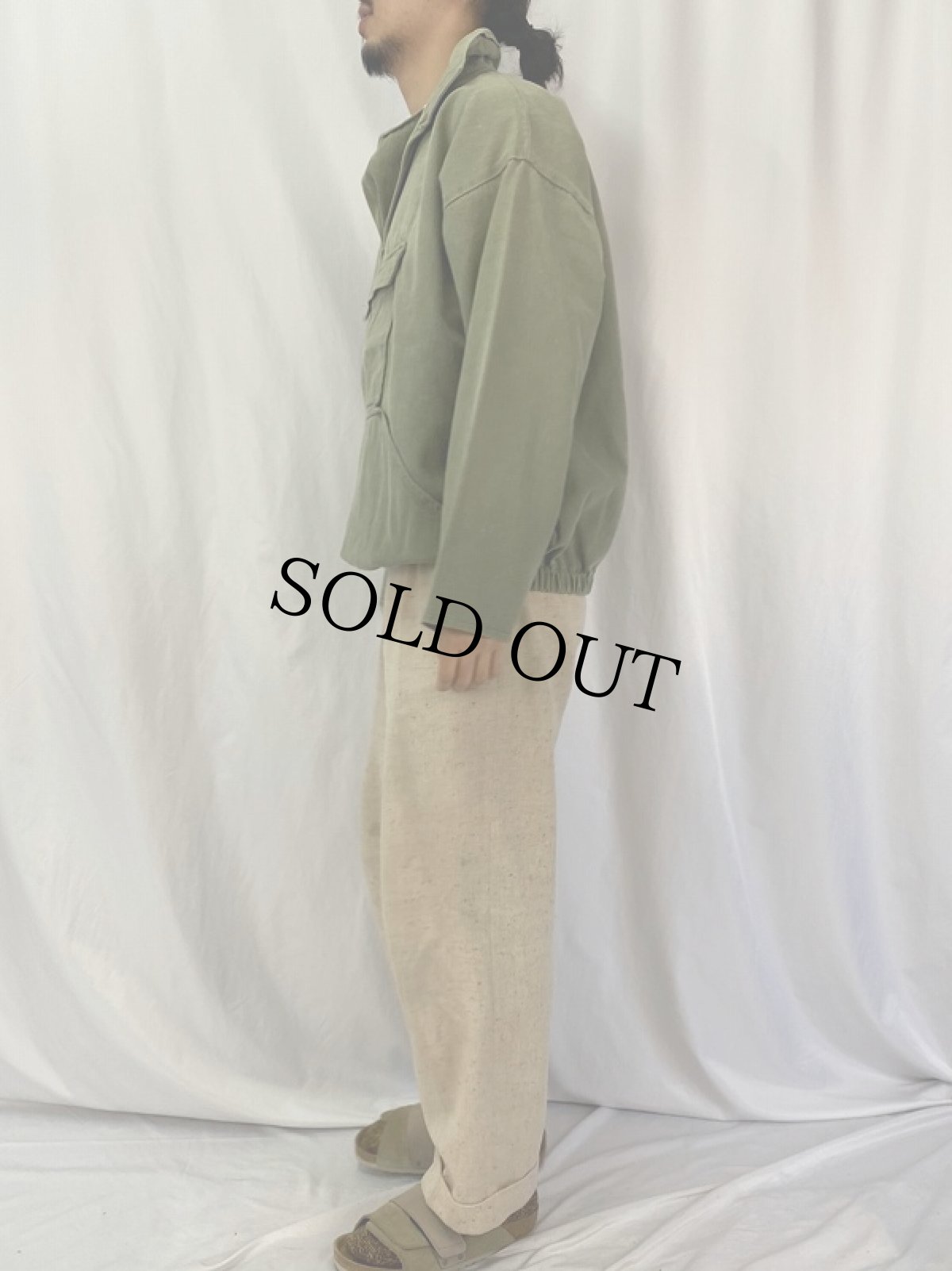 画像3: KINSALE SMOCKS IRELAND製 コットンツイル フィッシャーマンスモック XXL (3)