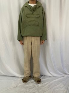 画像2: KINSALE SMOCKS IRELAND製 コットンツイル フィッシャーマンスモック XXL (2)