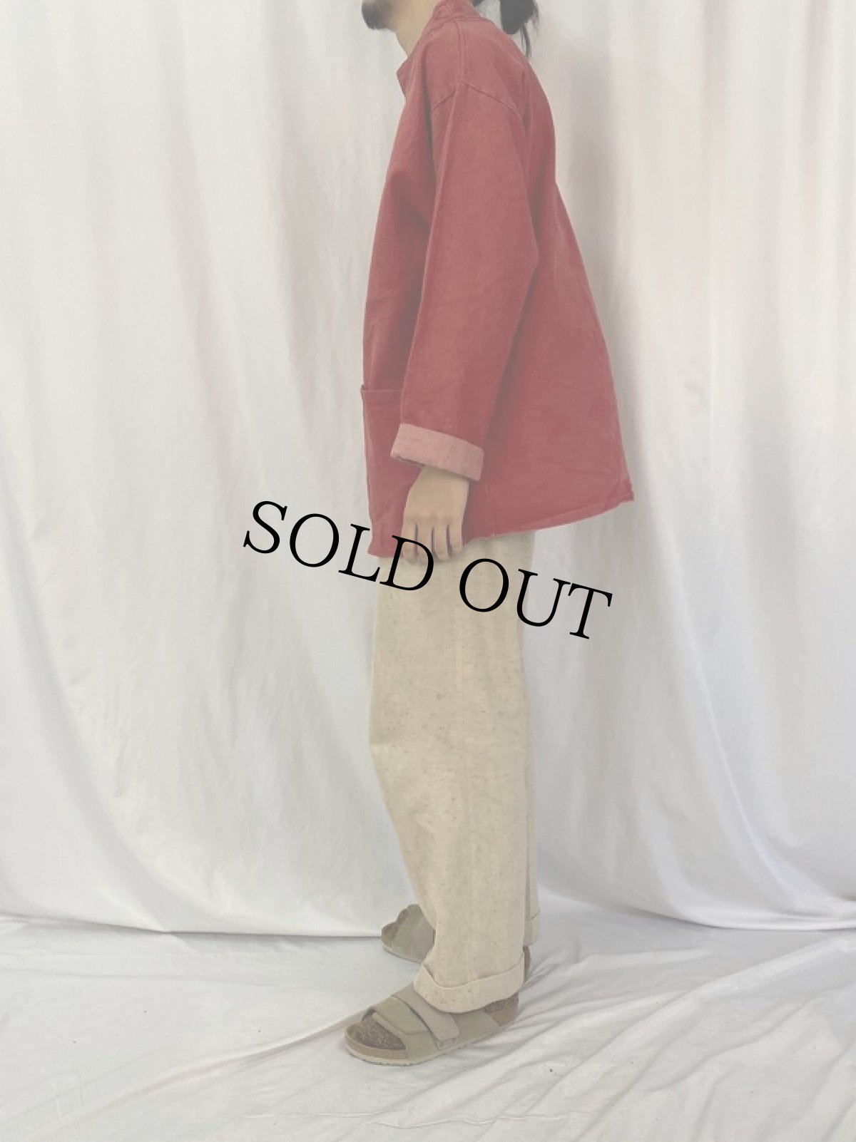 画像3: KINSALE SMOCKS カラーデニム フィッシャーマンスモック (3)