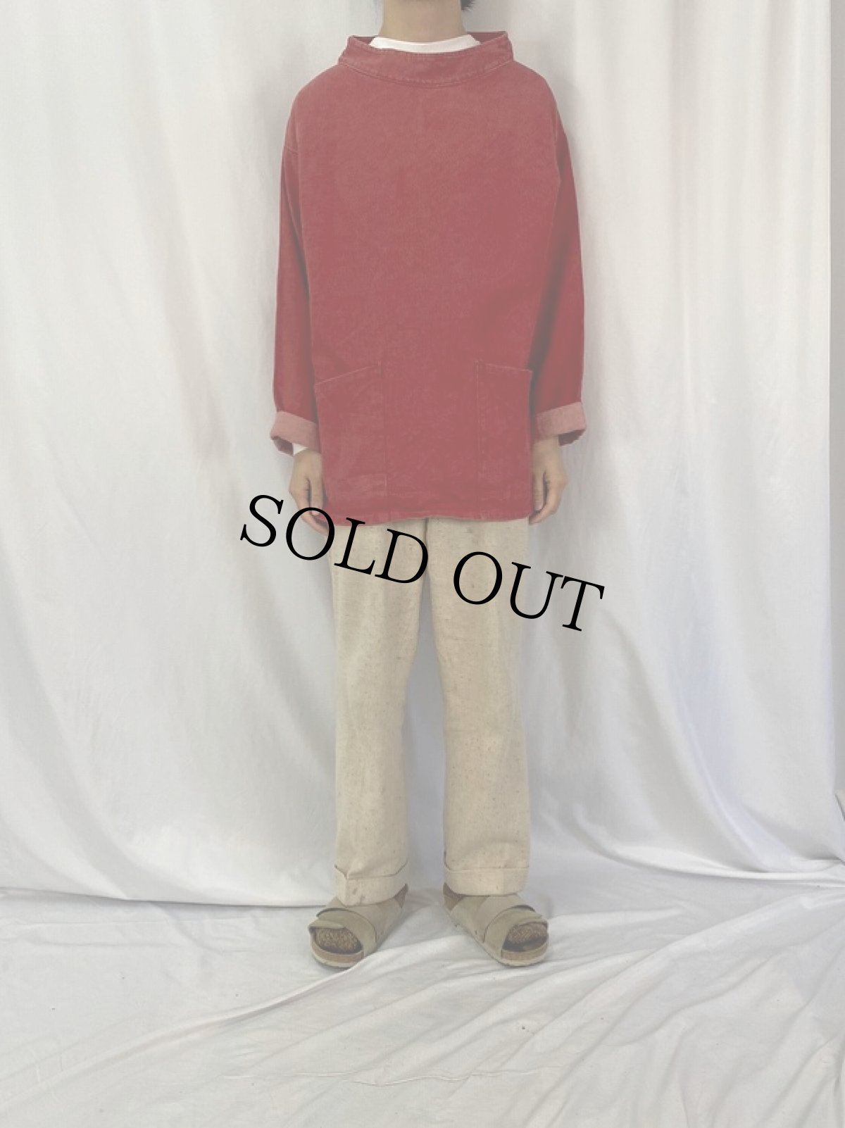 画像2: KINSALE SMOCKS カラーデニム フィッシャーマンスモック (2)