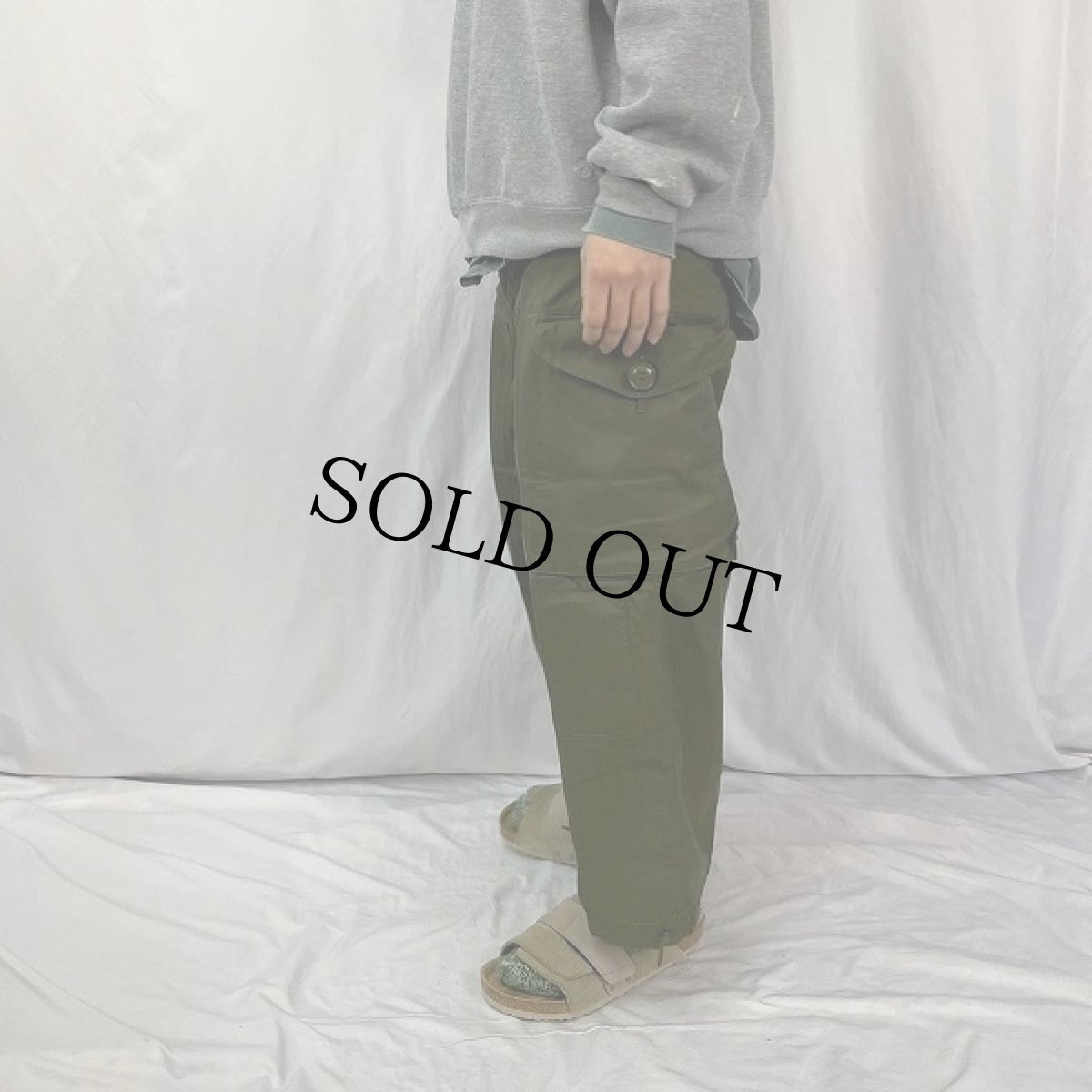 画像3: 80's CANADIAN ARMY ウィンドオーバーパンツ SHORT-SMALL DEADSTOCK (3)
