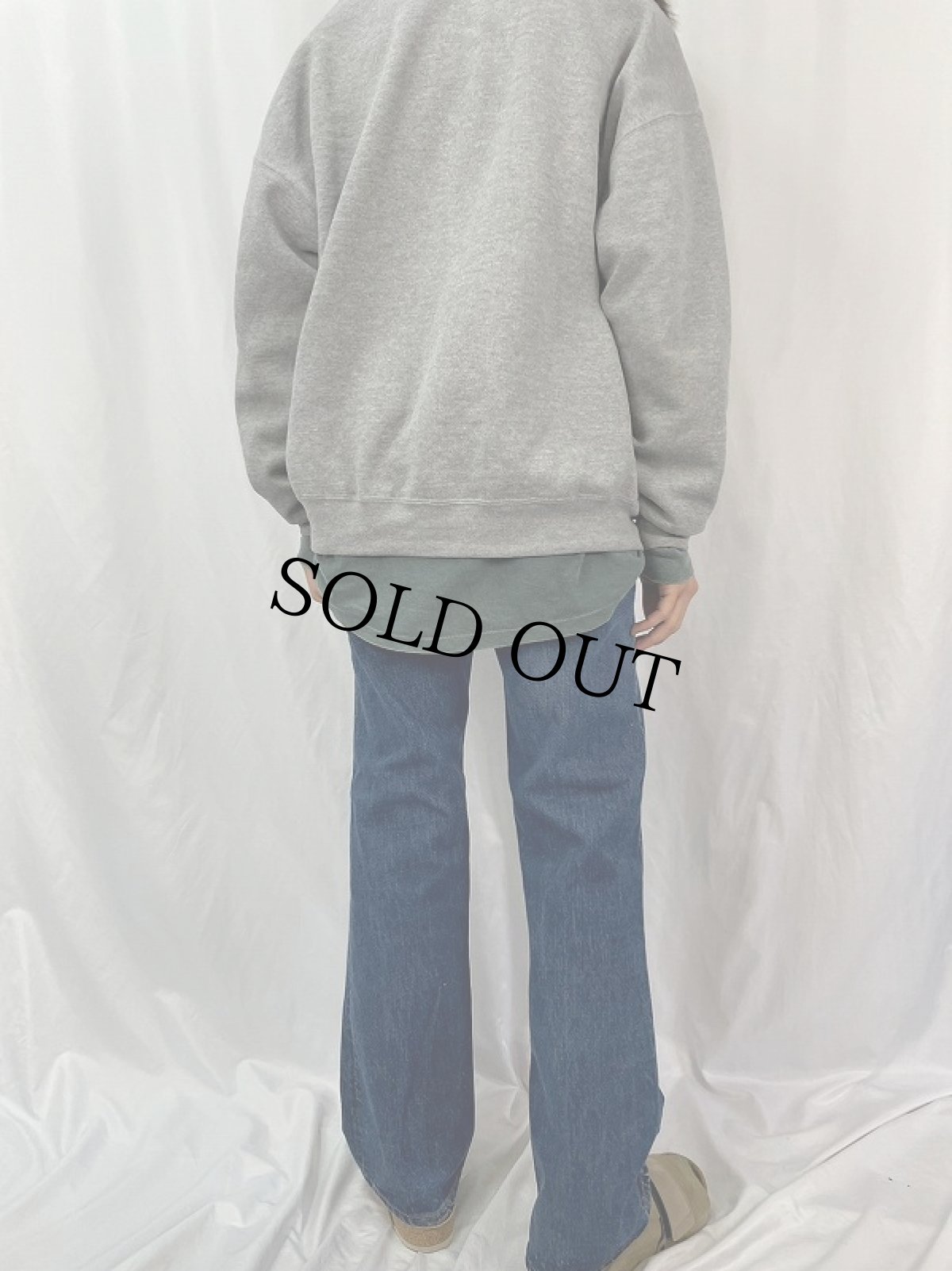 画像4: 70's Levi's 517 USA製 内股シングル "BOOT CUT" フレアデニムパンツ W34 (4)