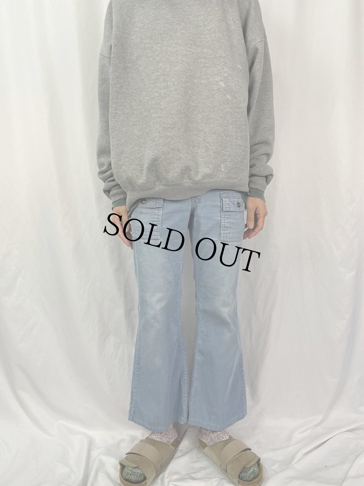 画像2: 70’s Levis 676 コーデュロイブッシュパンツ W31 (2)