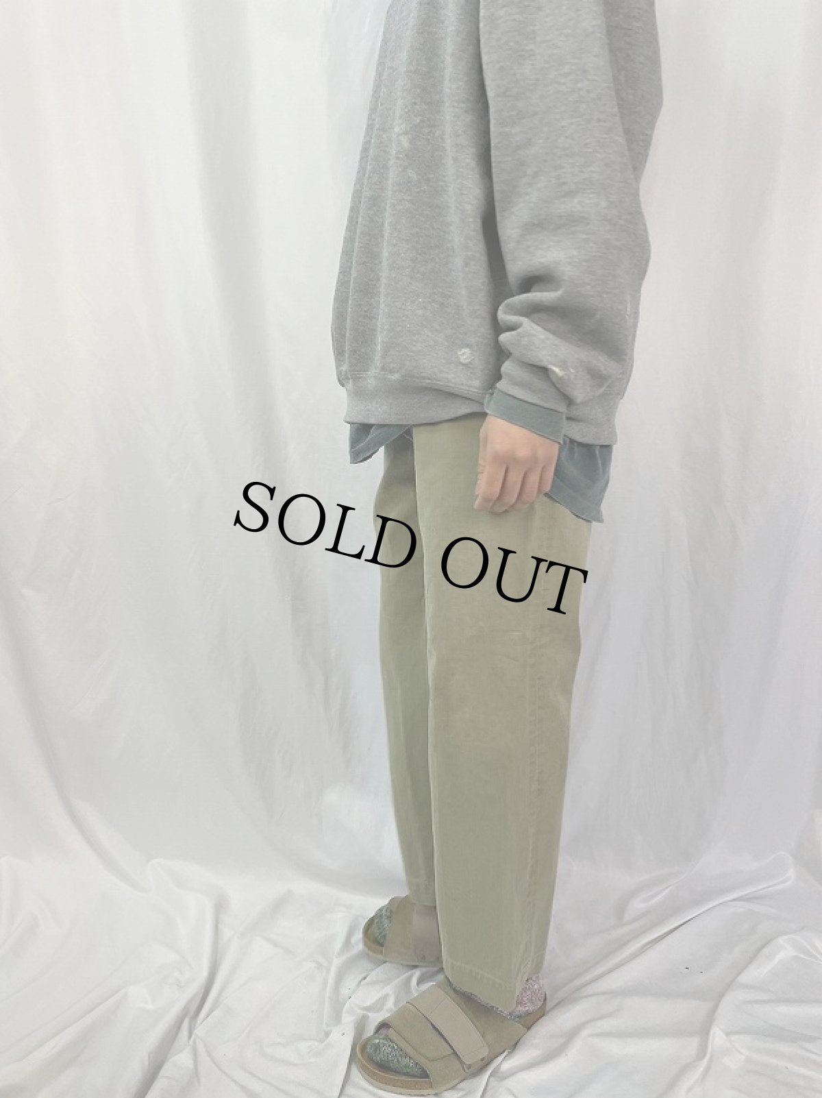 画像3: 40's Canadian Army ワークトラウザーズ W31 (3)