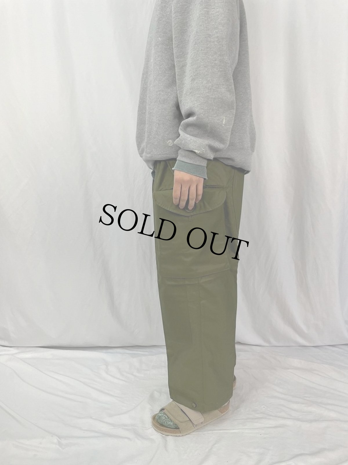 画像3: 80's CANADIAN ARMY ウィンドオーバーパンツ SHORT-SMALL DEADSTOCK (3)