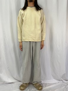 画像2: Guernsey WOOLLENS ガンジーニットセーター SIZE46 (2)