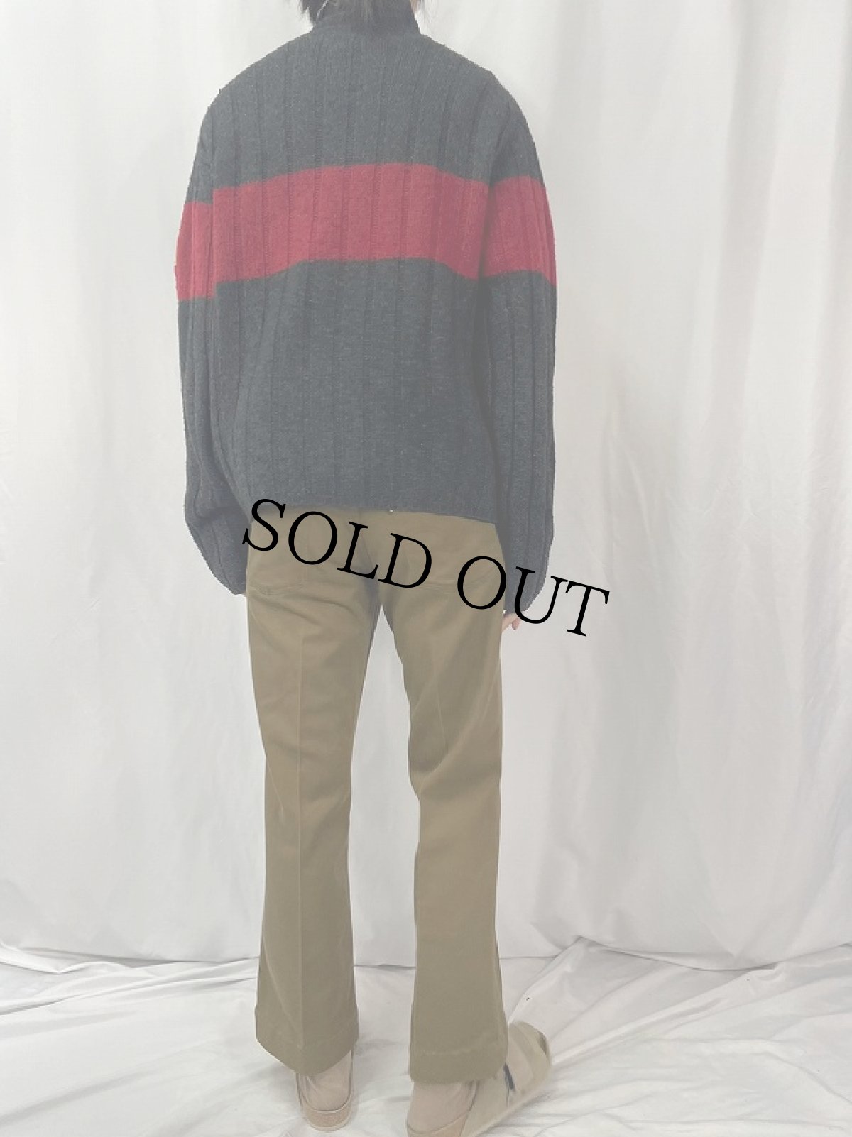 画像4: 70's LEVI'S 517 BIGE "STA-PREST" ツイルフレアパンツ W33 (4)