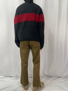 画像4: 70's LEVI'S 517 BIGE "STA-PREST" ツイルフレアパンツ W33 (4)