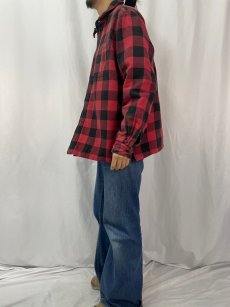 画像3: POLO Ralph Lauren "FARRELL" バッファローチェック柄 裏キルティング ヘビーネルシャツ XL (3)