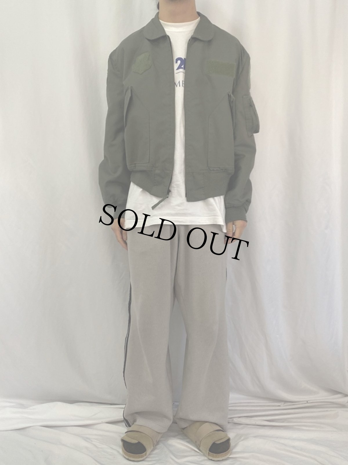 画像2: 2010's U.S.AIR FORCE CWU-36/P "NOVOLOID" フライトジャケット X-LARGE (2)