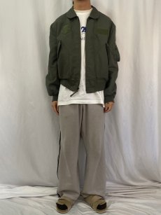 画像2: 2010's U.S.AIR FORCE CWU-36/P "NOVOLOID" フライトジャケット X-LARGE (2)