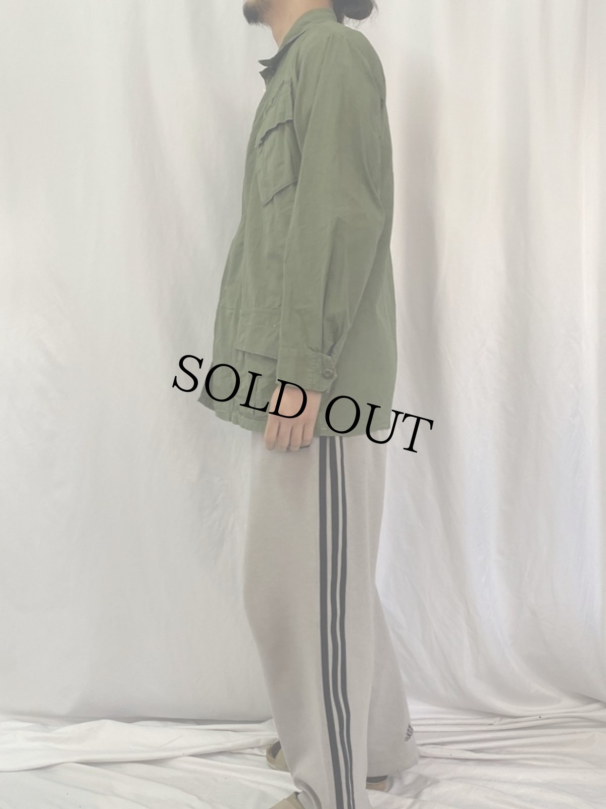 画像3: 60's U.S.ARMY ジャングルファティーグジャケット 3rd SMALL-LONG (3)