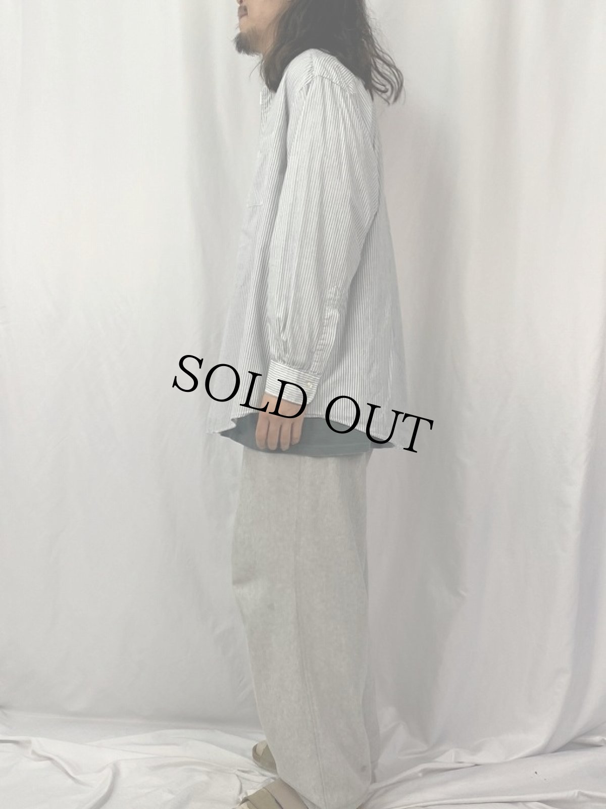 画像3: 90's Brooks Brothers USA製 ストライプ柄 ボタンダウンシャツ SIZE17 1/2-4 (3)