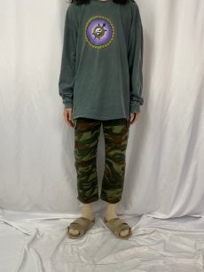 画像6: 70's French Army M-47 リザードカモ ヘリンボーン織 カーゴパンツ W29 (6)