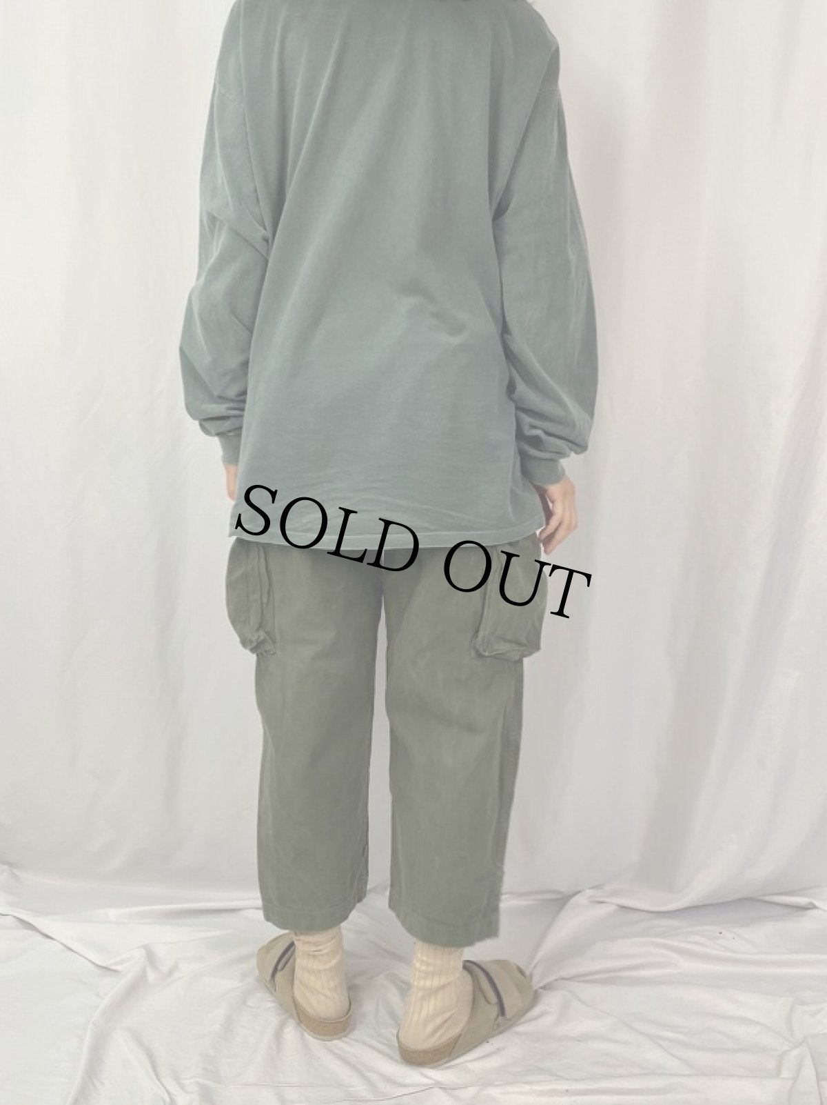 画像4: 40~50's French Air Force M-47 コットンツイル カーゴパンツ W31 (4)