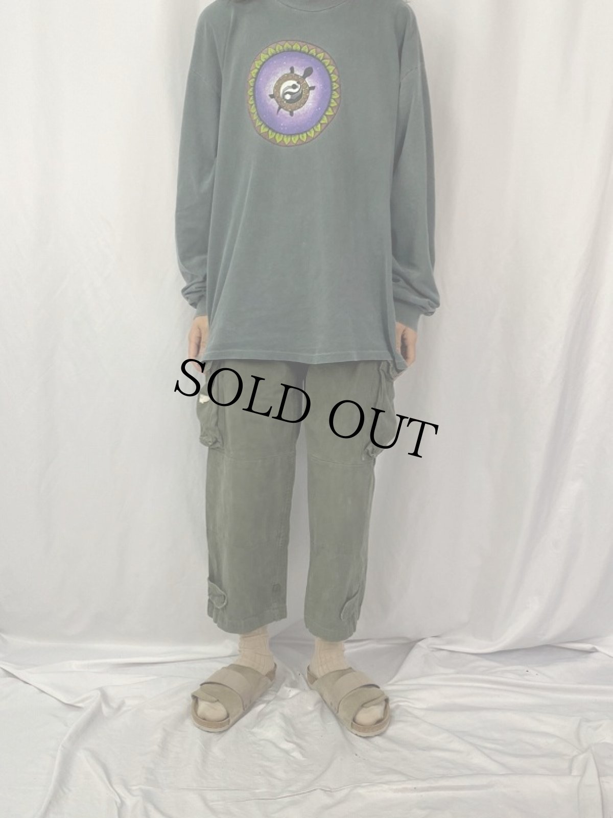 画像2: 40~50's French Air Force M-47 コットンツイル カーゴパンツ W31 (2)