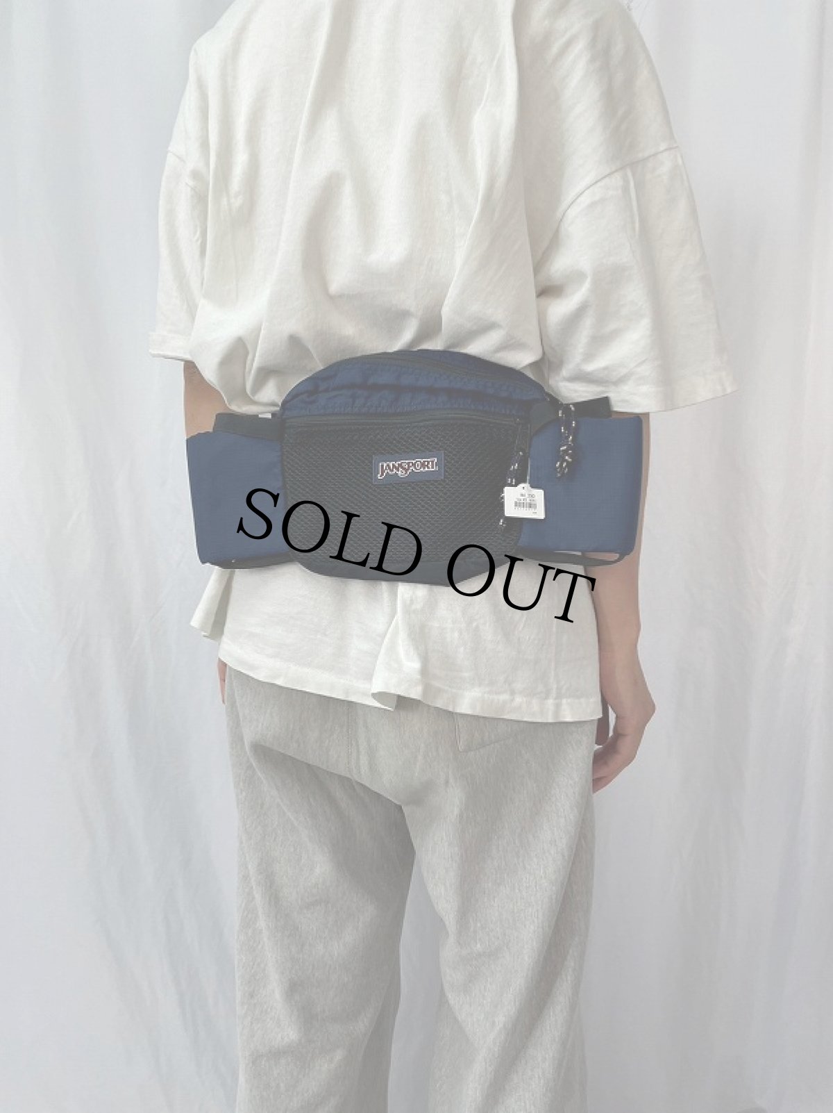 画像2: JANSPORT ナイロンウエストバッグ NAVY (2)