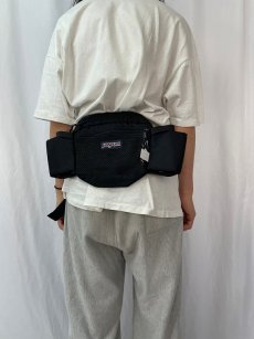 画像2: JANSPORT ナイロンウエストバッグ BLACK (2)