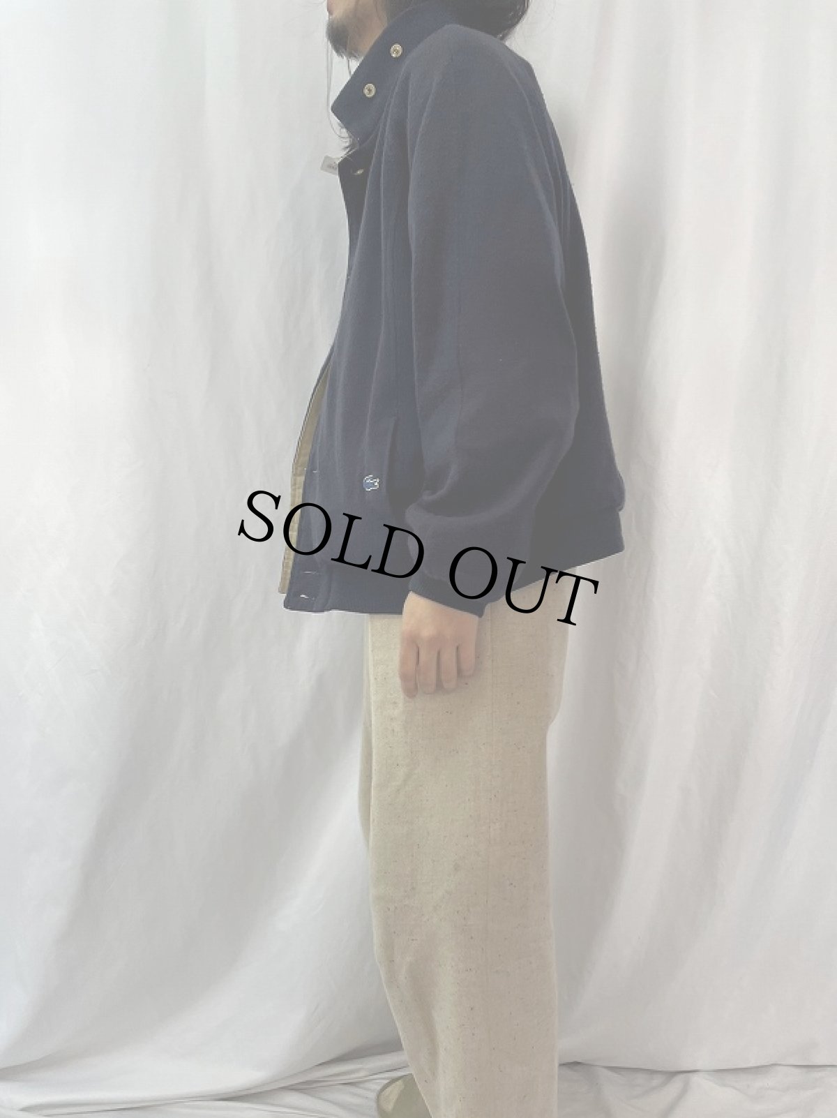 画像3: 80's LACOSTE リバーシブルスイングトップ XL (3)