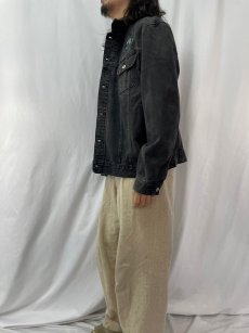 画像3: 90's POLO SPORT Ralph Lauren ブラックデニムジャケット XL (3)