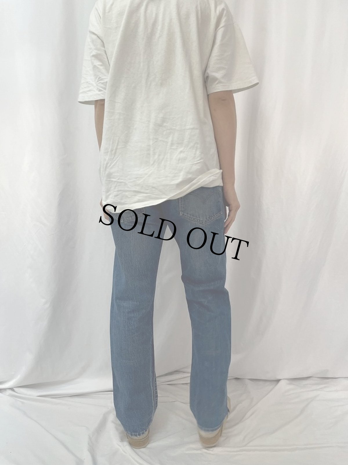 画像4: 60〜70's LEVI'S 505 BIGE デニムパンツ W34 (4)