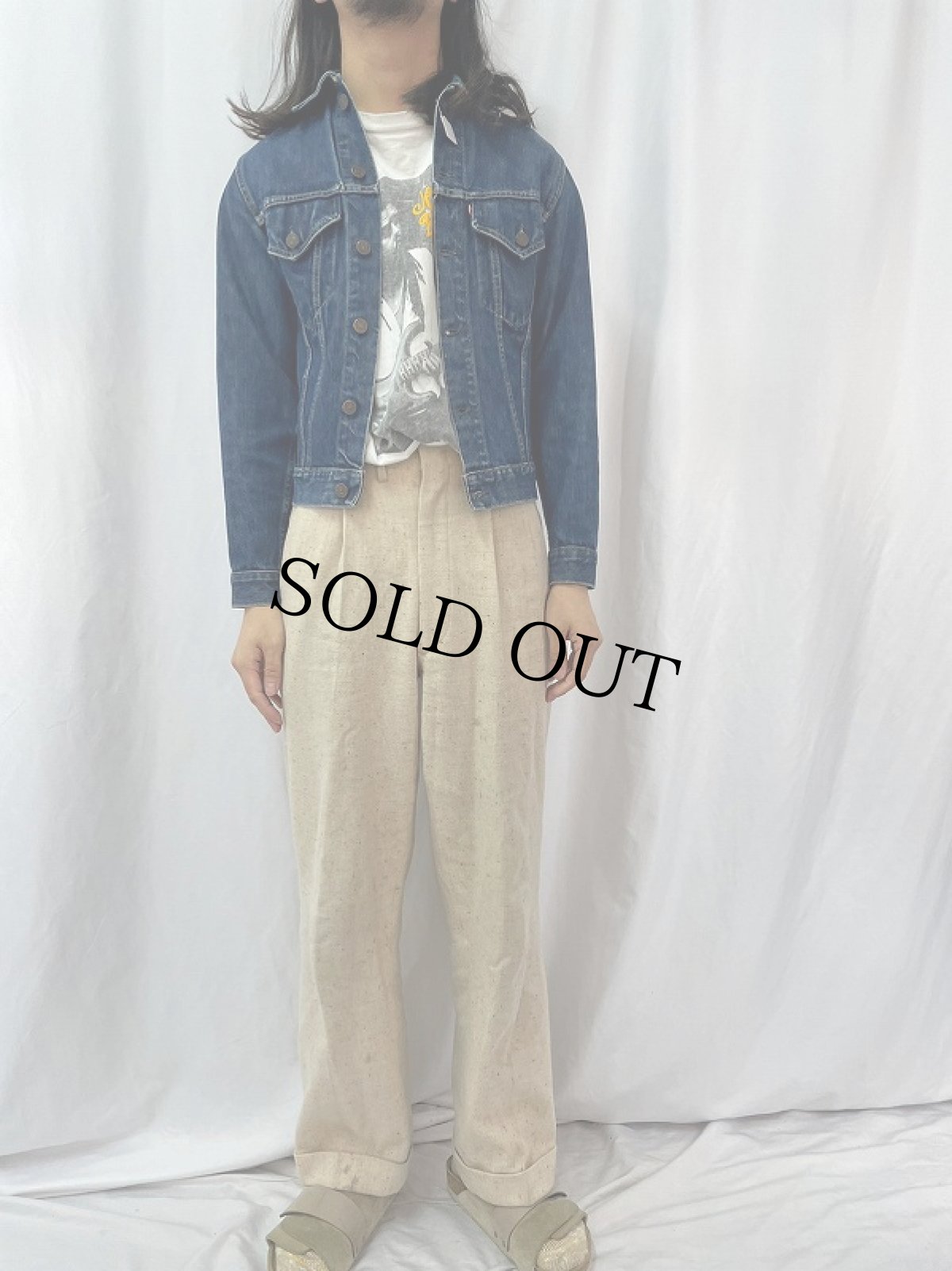 画像2: 60's LEVI'S 557XX USA製 3rd デニムジャケット (2)