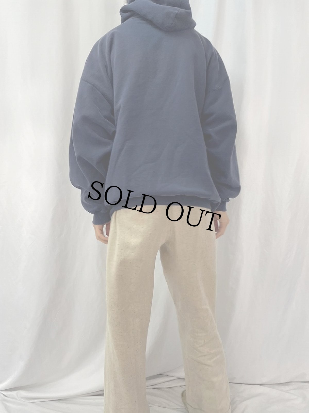 画像4: FFA "BOOSTER CLUB" ロゴ刺繍 スウェットフーディー NAVY XXL (4)