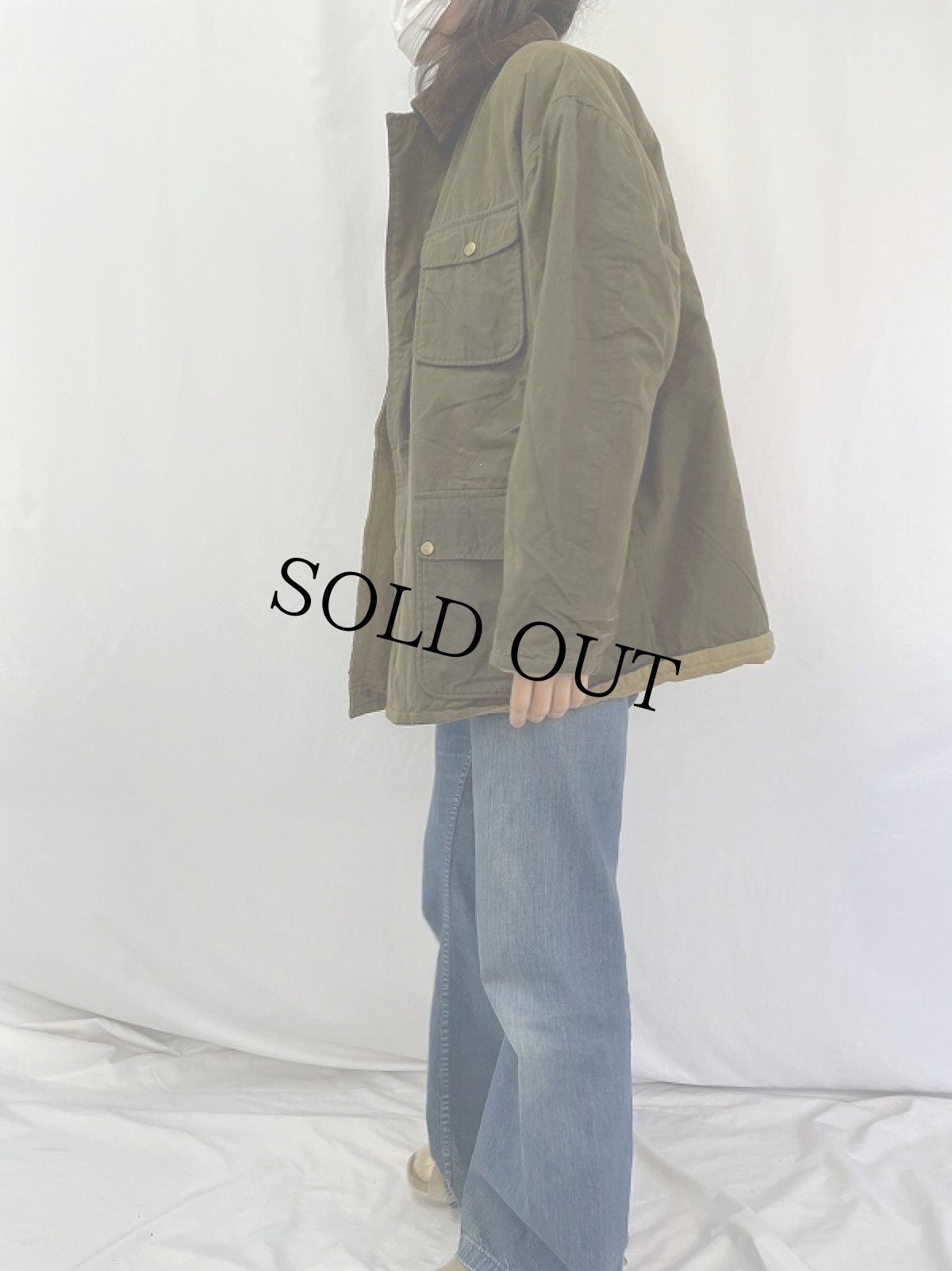 画像3: 90's POLO Ralph Lauren PORTUGAL製 オイルドジャケット XL (3)