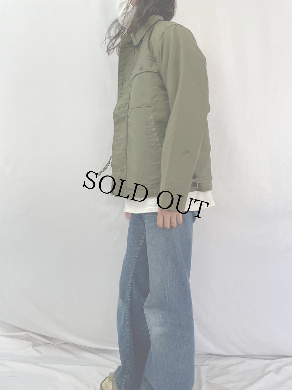 画像3: 80's U.S.NAVY A-2 デッキジャケット MEDIUM (3)