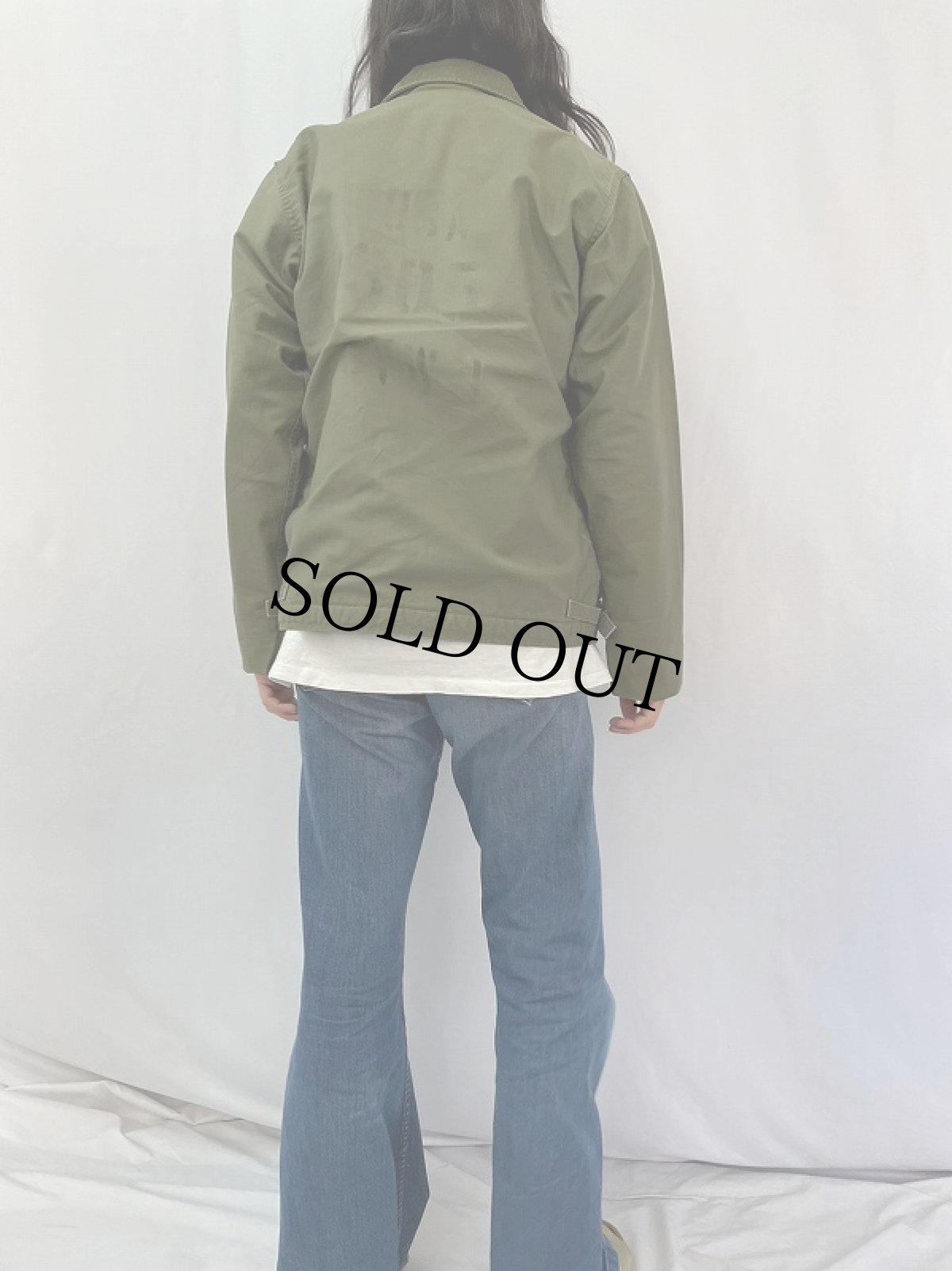画像4: 80's U.S.NAVY A-2 デッキジャケット MEDIUM (4)