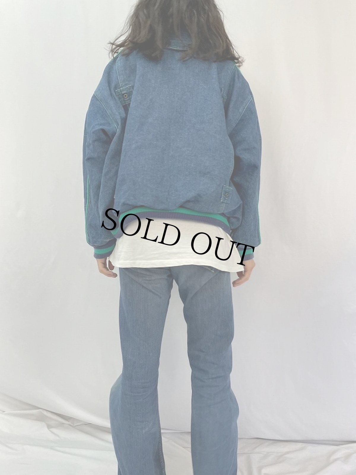 画像4: 90's デザインデニムジャケット (4)