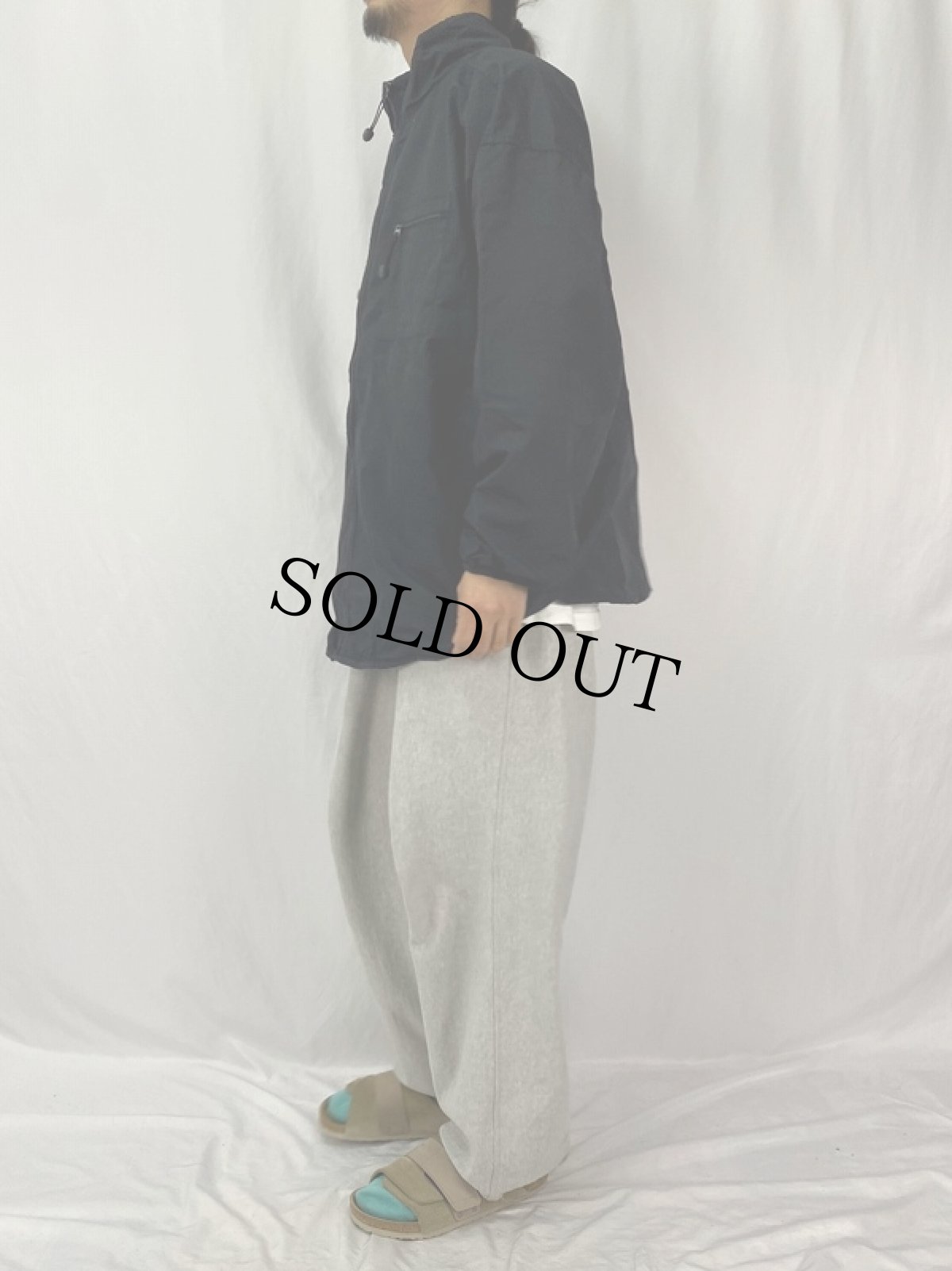 画像3: Reebok ナイロンジャケット BLACK XXL (3)