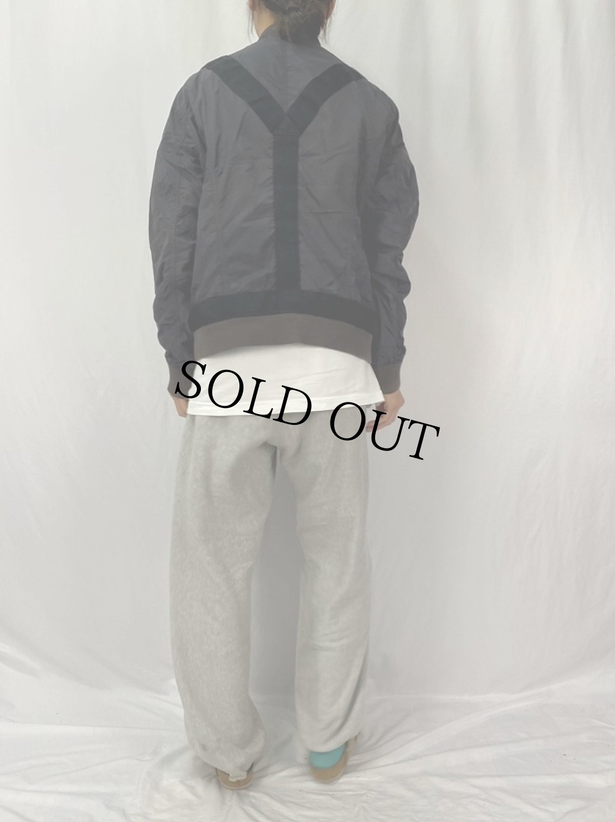 画像4: DIESEL ナイロンジャケット BLACK XL (4)