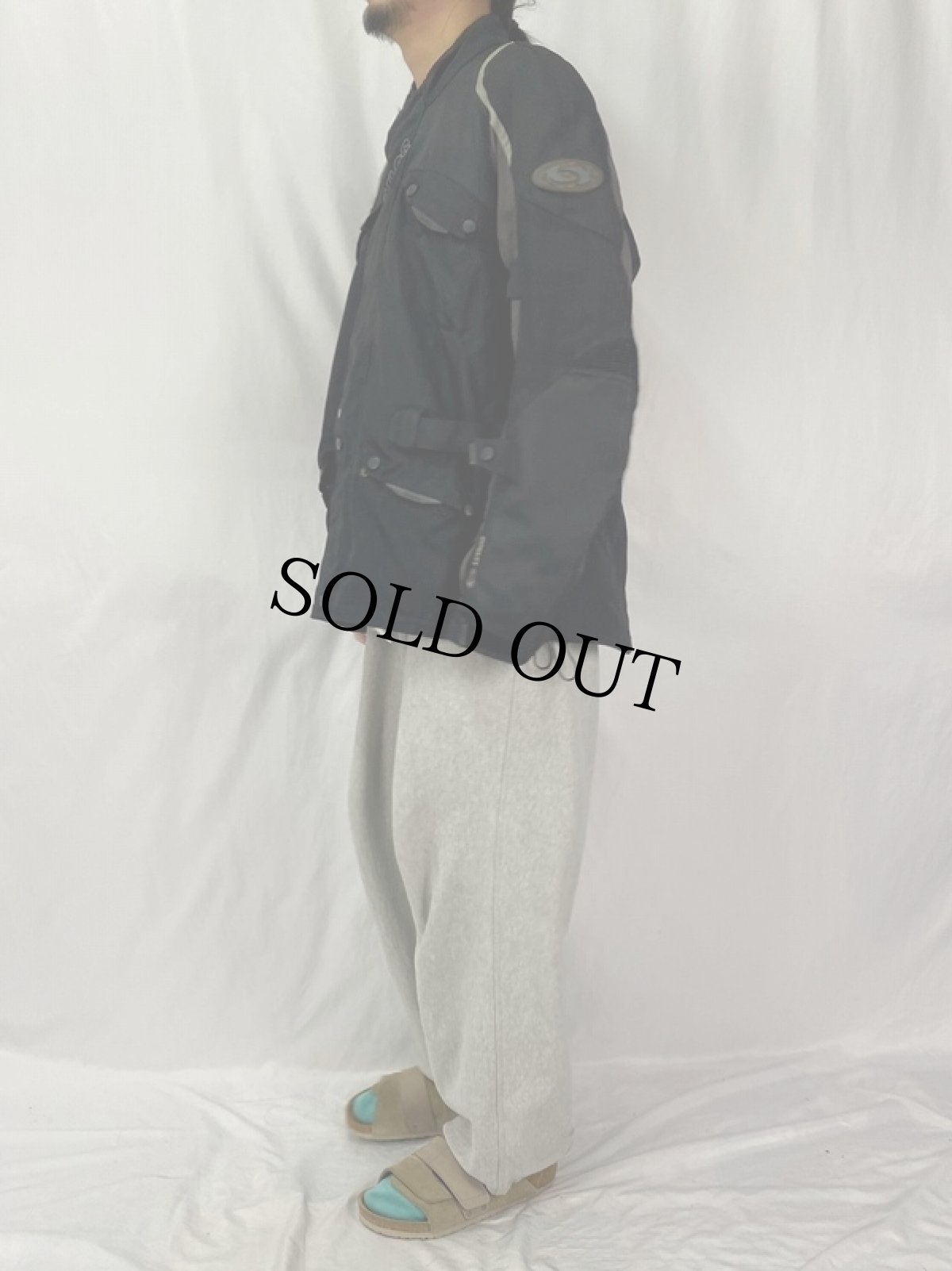 画像3: LEVIOR モーターサイクルジャケット BLACK (3)