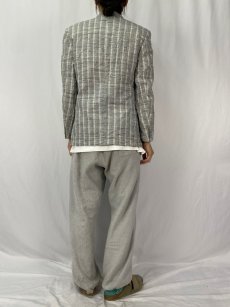 画像4: 80's YVES SAINT LAURENT FRANCE製 チェック柄 テーラードジャケット (4)