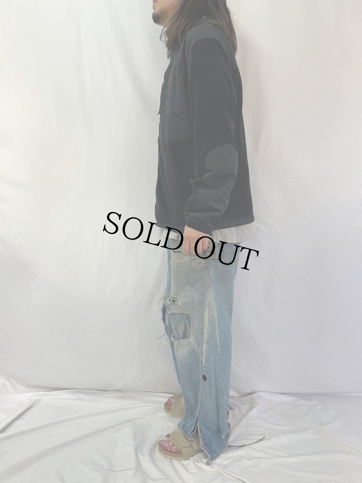 画像3: POLO Ralph Lauren フリースジャケット BLACK XL (3)