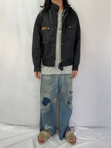 画像2: 90's〜 Belstaff ナイロンジャケット BLACK M (2)