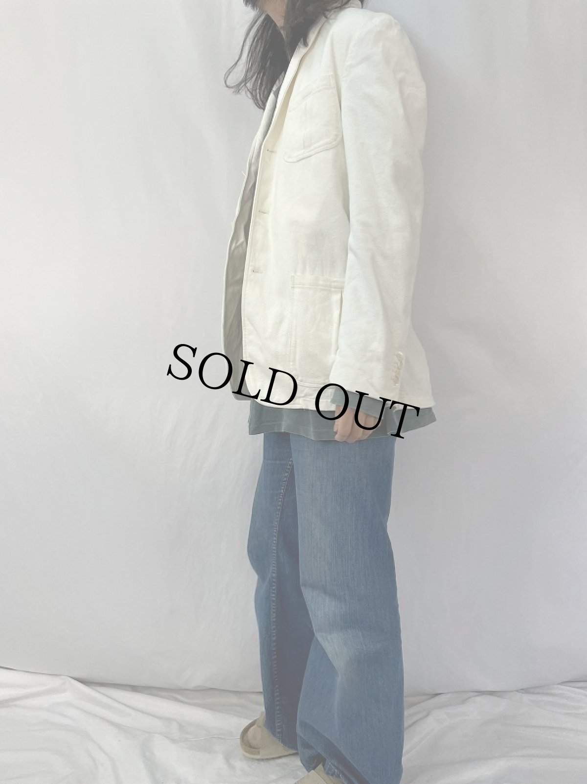 画像3: 90's POLO Ralph Lauren ITALY製 コーデュロイテーラードジャケット SIZE40 (3)