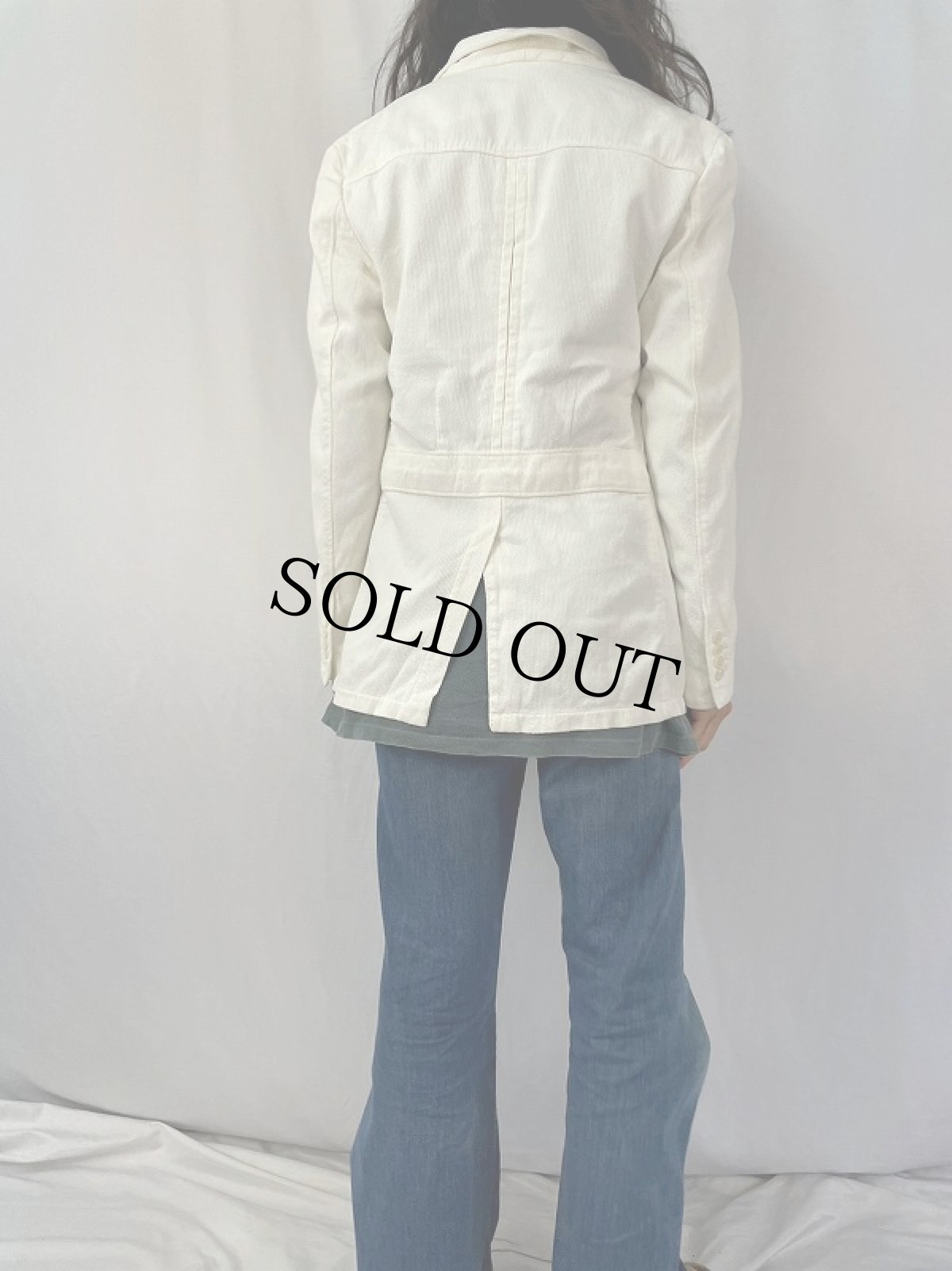 画像4: 90's POLO Ralph Lauren ITALY製 コーデュロイテーラードジャケット SIZE40 (4)