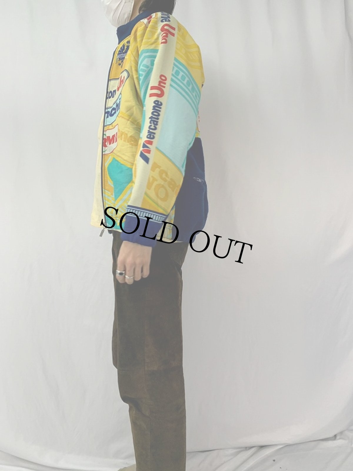 画像3: ITALY製 レーシングフリースジャケット XL (3)