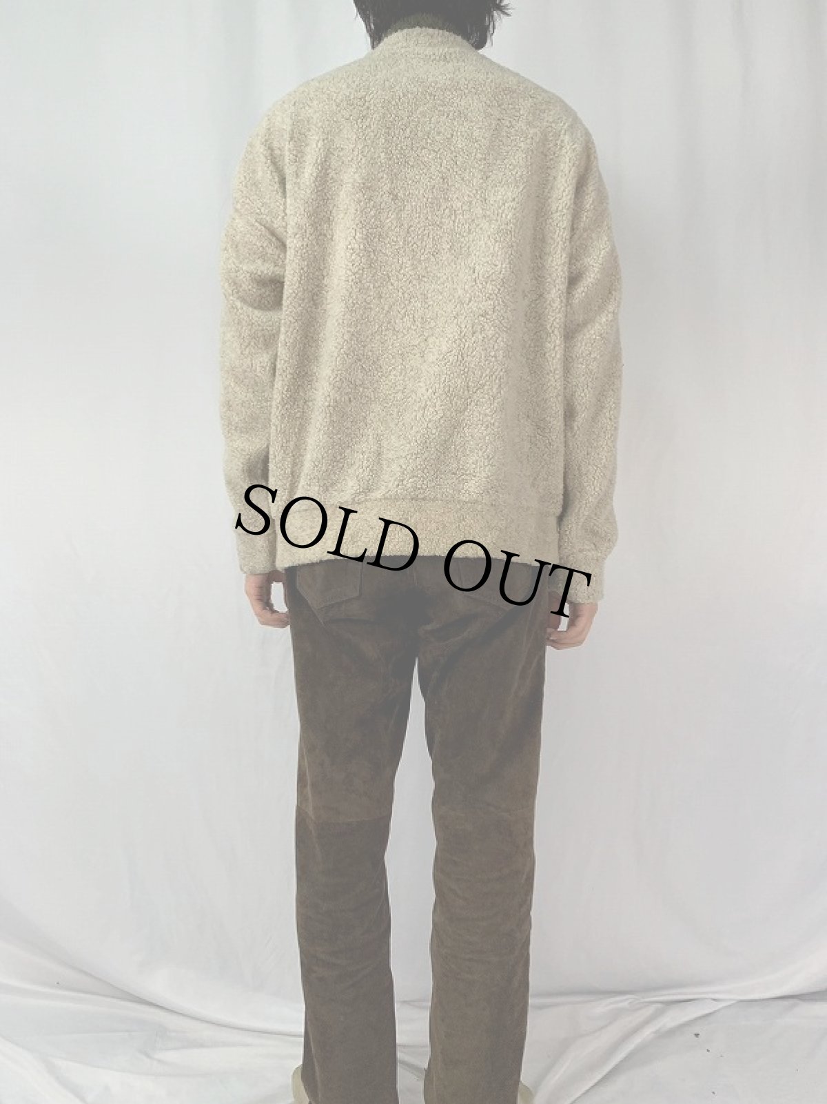 画像4: BLACK MOUNTAIN USA製 ボアフリーススウェット XL (4)