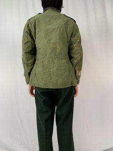 画像4: 70's U.S.ARMY M-65 ペンキペイント フィールドジャケット 3rd SMALL-SHORT (4)