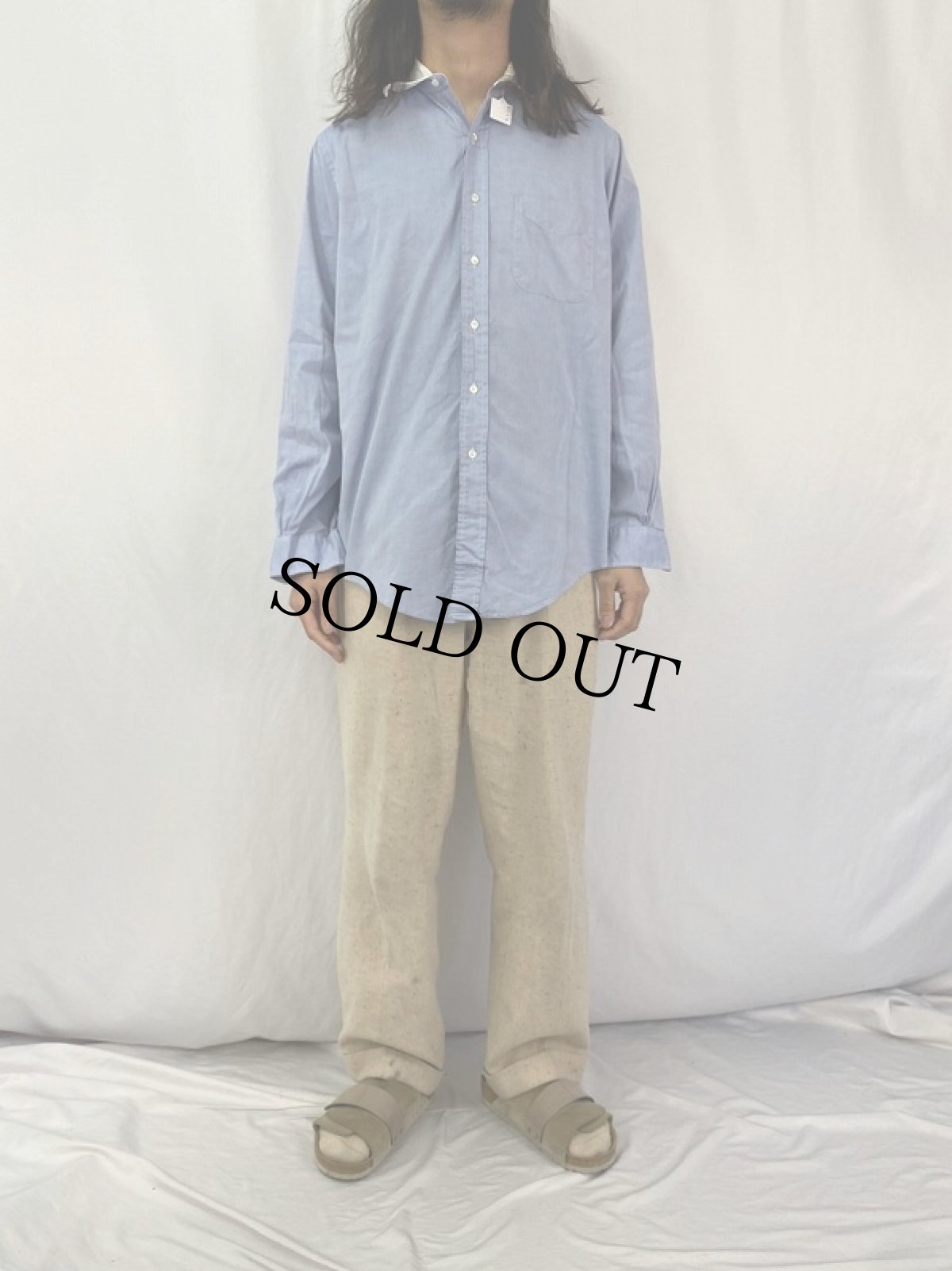 画像2: 90's BROOKS BROTHERS USA製 オックスフォードボタンダウンシャツ SIZE15 1/2-4 (2)