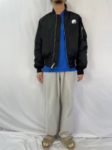 画像3: 民間品 ALPHA INDUSTRIES,INC. MA-1 フライトジャケット M (3)