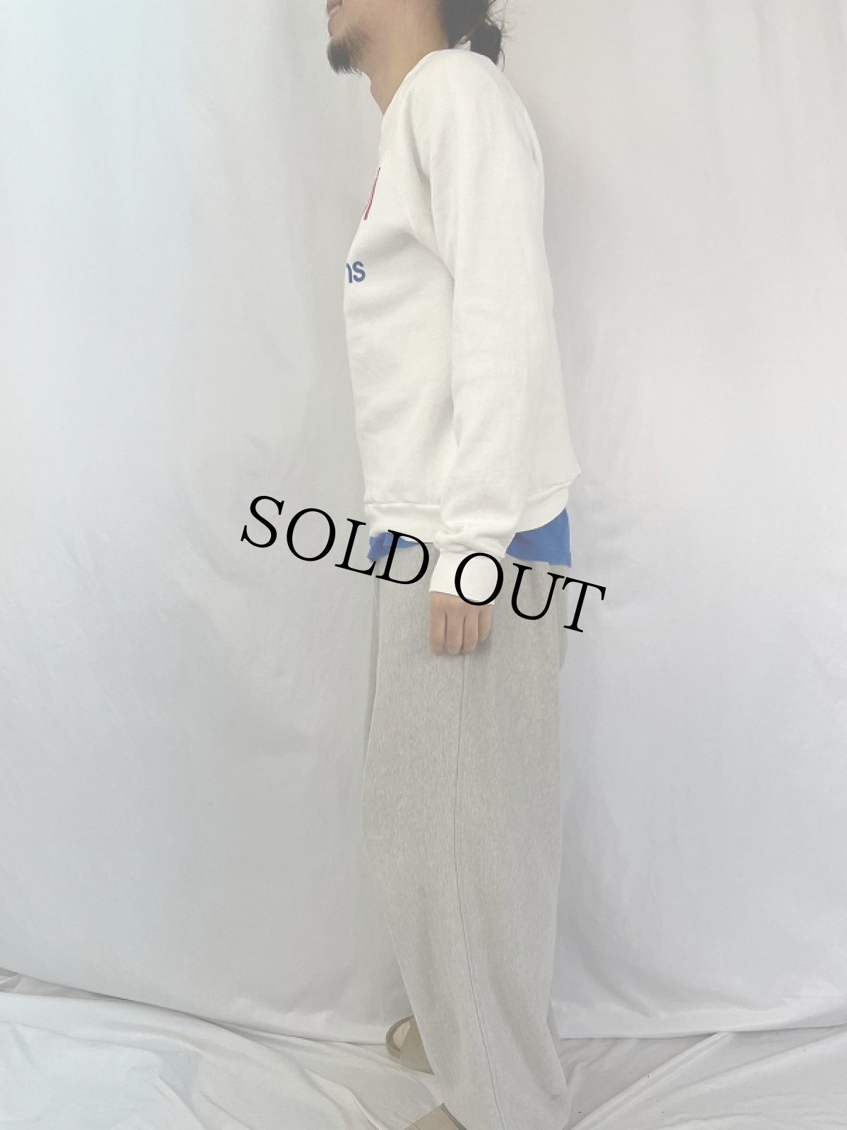 画像3: 80's USA製 "DePaul Blue Demons" ロゴプリントスウェット XL (3)