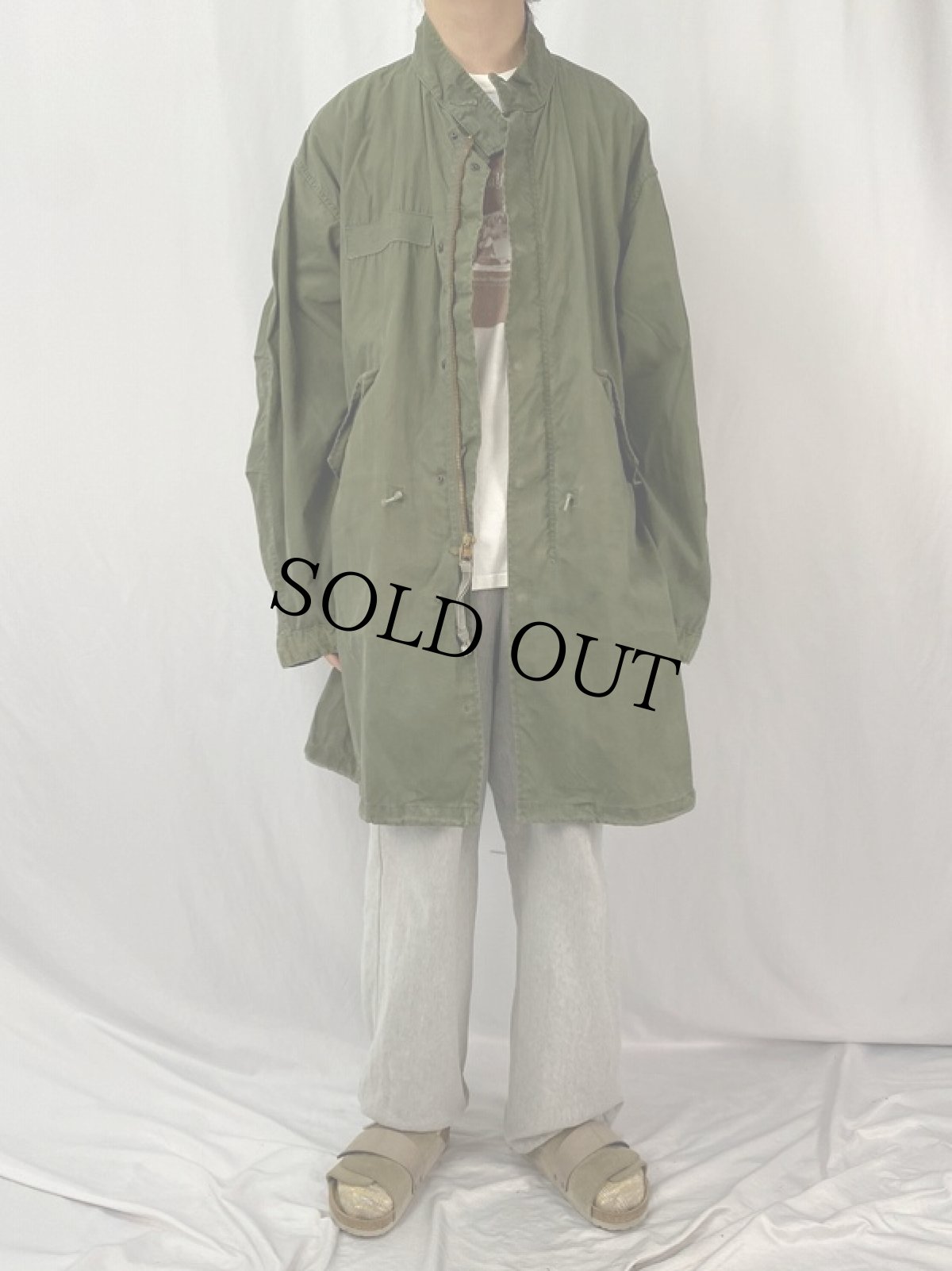 画像2: 80's U.S.ARMY M-65 モッズコート LARGE (2)