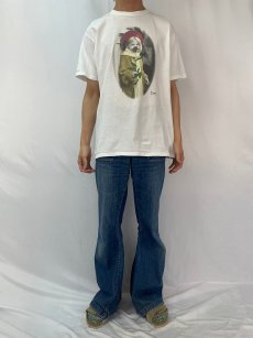 画像2: 90's Kim Anderson USA製 アートフォトプリントTシャツ L (2)