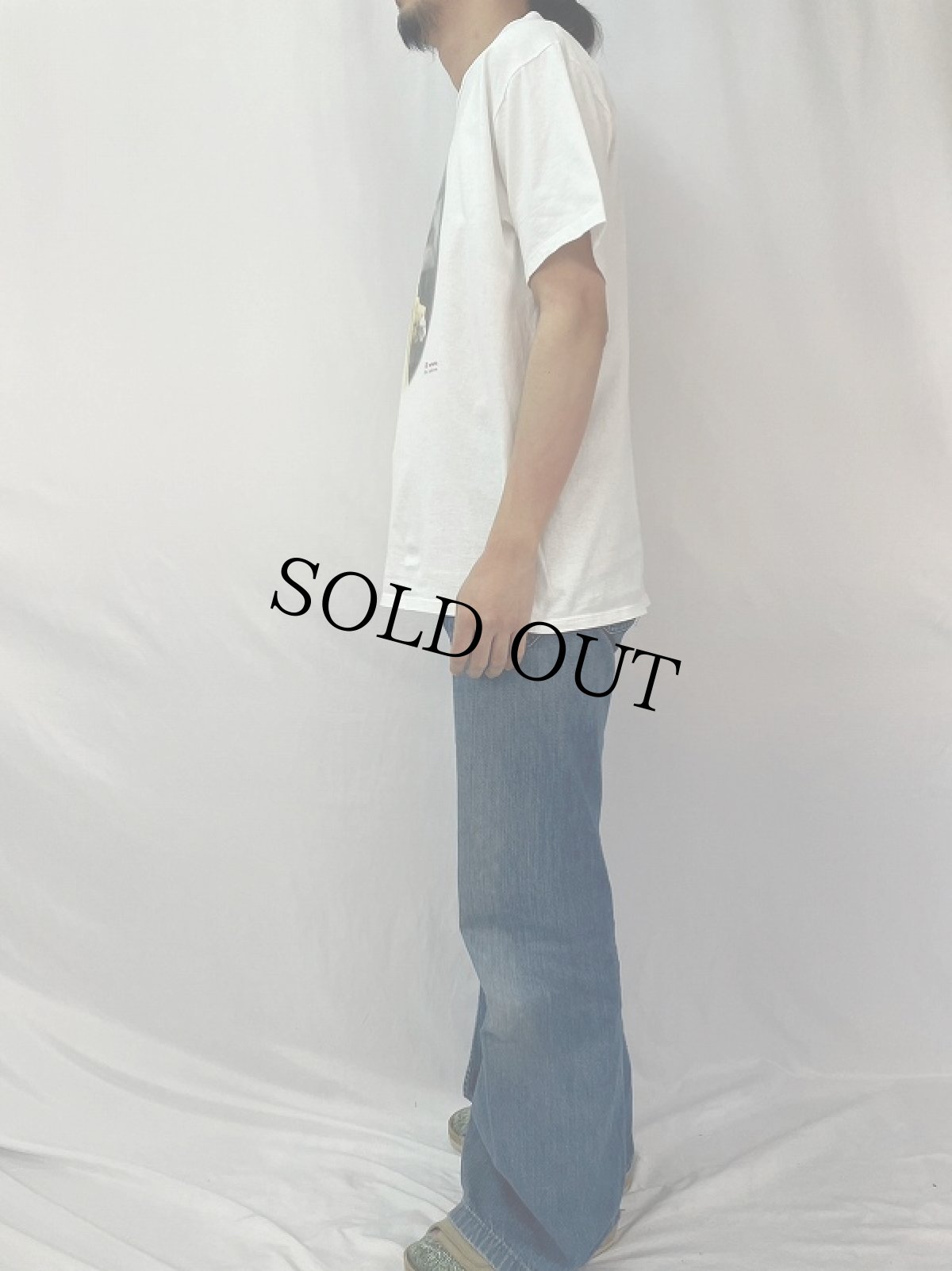 画像3: 90's Kim Anderson USA製 アートフォトプリントTシャツ L (3)