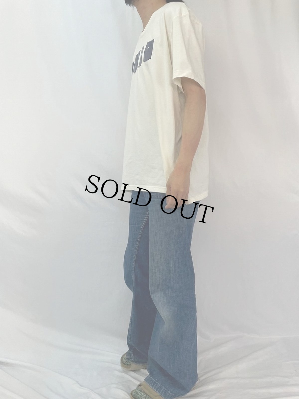 画像3: 90's〜 フラワーアートプリントTシャツ SIZE2 (3)